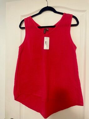 NWT Shannon Passero Pink Tank Top, Size Small